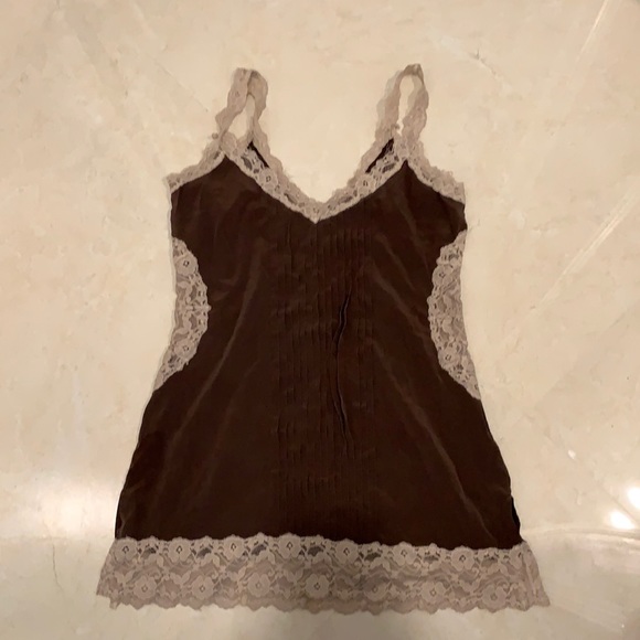 bebe Tops - BEBE Silk lace top size m